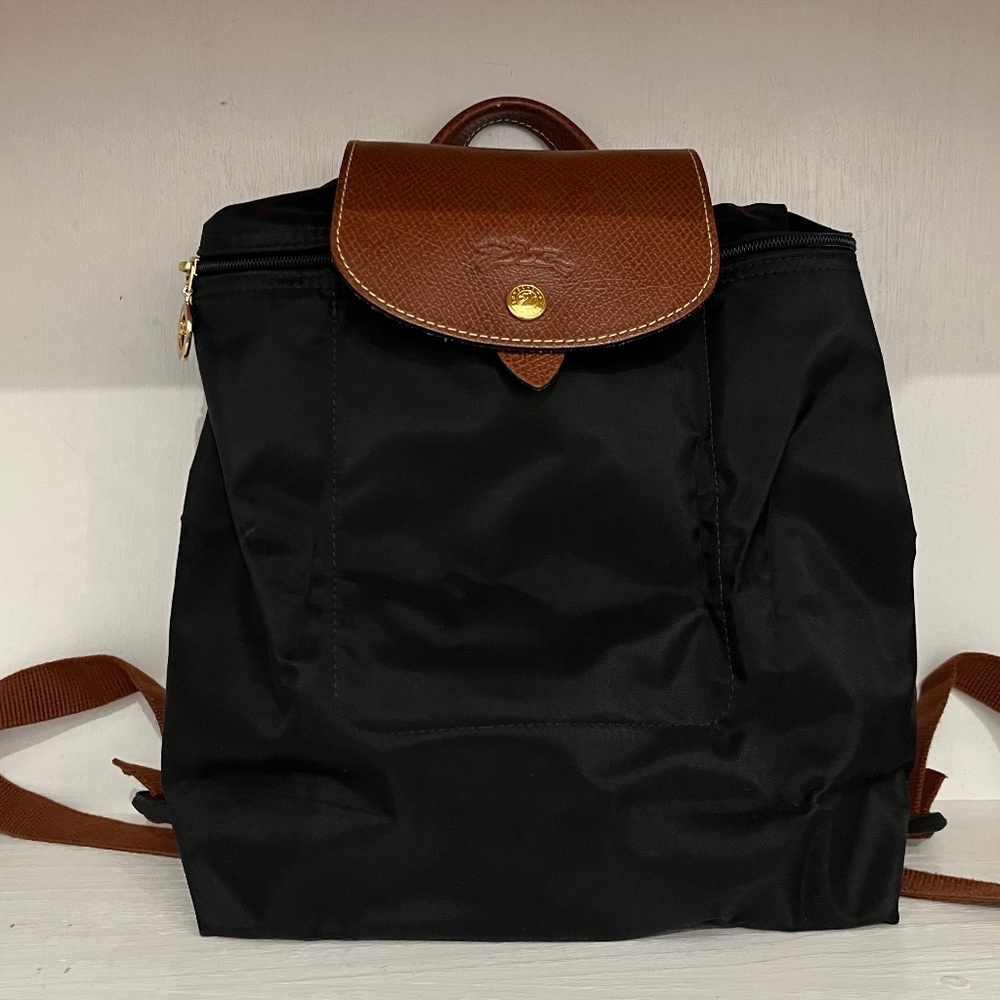 Longchamp Le Pliage Backpack (black)